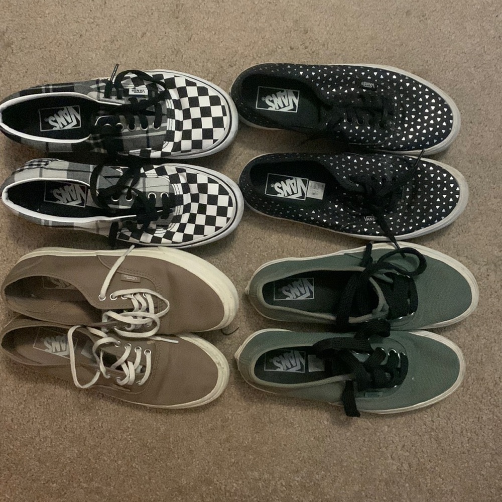 Vans shoe lot size 8 Women.
